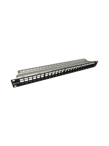 Solarix 24000100 - 19" модулен празен patch panel 24 портове 1U