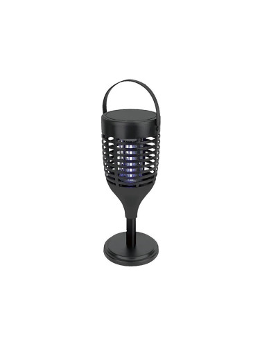 LED соларен уловител на насекоми 1,3W, 3,7V, IP24, 20 м радиус