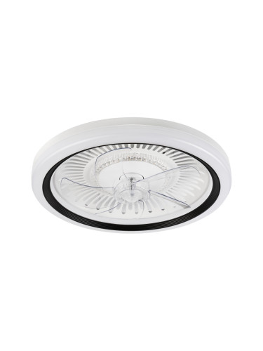 LED Плафониера с вентилатор GEMMA LED/37W/230V бял + д.у.