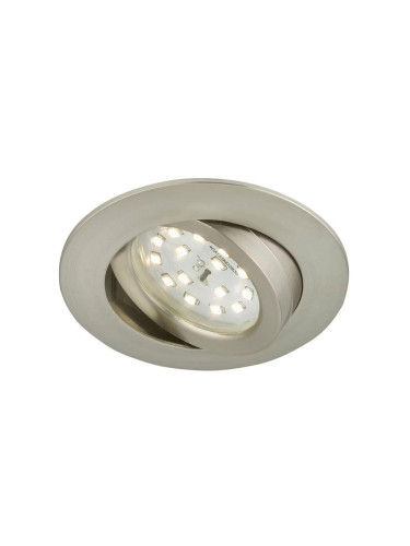 Briloner 7296-012 - LED Димируема лампа за вграждане/6,5W/230V IP23 хром