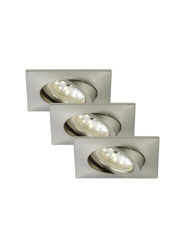 Briloner 7210-032 -К-кт 3x LED Лампа за окачен таван ATTACH LED/5W/230V IP23 хром