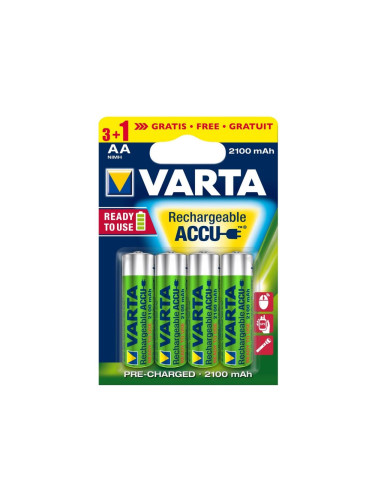 Varta 5675 - 3+1 бр. акумулаторна батерия ACCU AA Ni-MH/2100mAh/1,2V