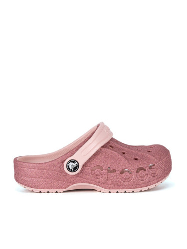 Crocs Чехли BAYA GLITTER CLOG TODDLERS 207014-6SR Розов