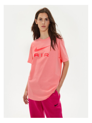 Nike Тишърт DX7918 Розов Regular Fit