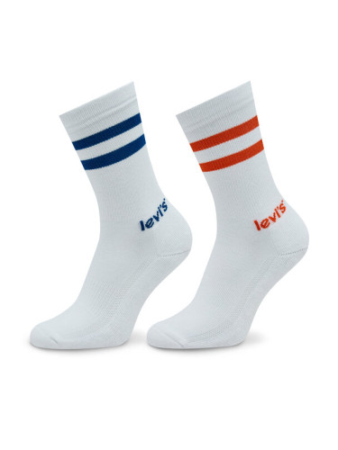 Levi's® Комплект 2 чифта дълги чорапи дамски 701224686 Червен