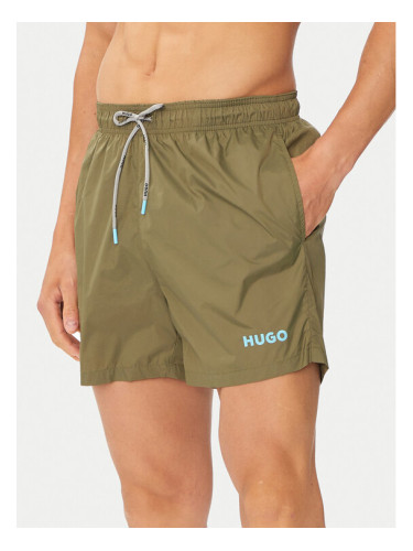 Hugo Плувни шорти Haiti 50469304 Зелен Regular Fit