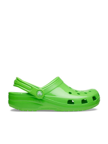 Crocs Чехли Classic Neon Hl Clog 209683 Зелен