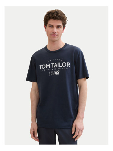 Tom Tailor Тишърт 1041871 Тъмносин Regular Fit