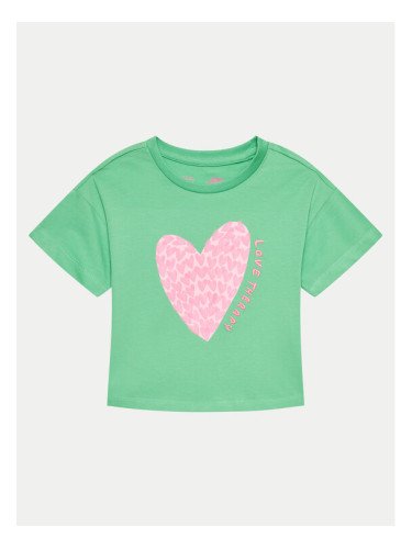 OVS Тишърт 1984377 Зелен Regular Fit