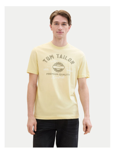 Tom Tailor Тишърт 1037735 Жълт Regular Fit