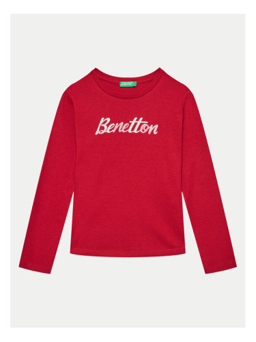 United Colors Of Benetton Блуза 3I9WG10F7 Червен Regular Fit
