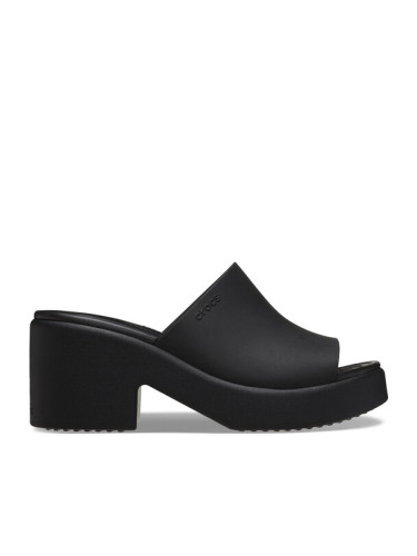 Crocs Чехли Brooklyn Slide Heel 209408 Черен