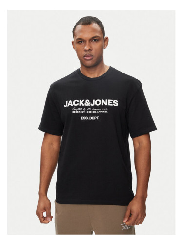 Jack&Jones Тишърт Gale 12247782 Черен Relaxed Fit