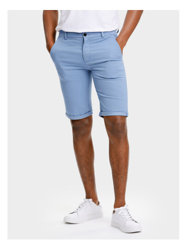 Lindbergh Шорти от плат 30-505044 Син Slim Fit