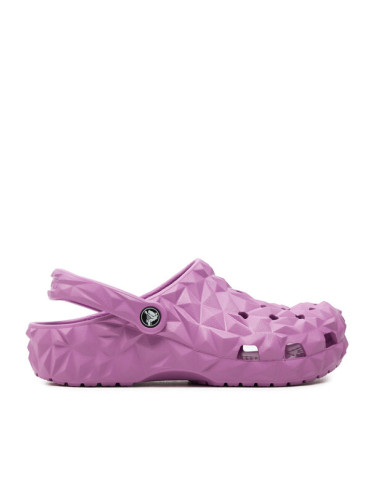 Crocs Чехли Classic Geometric Clog 209563 Розов