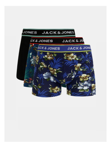 Jack & Jones Flower Боксерки 3 броя Sin