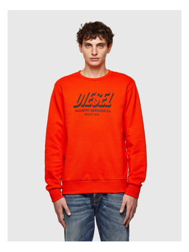 Diesel Girk Sweatshirt Oranzhev