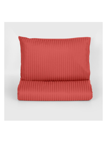 Единичен плик с калъфка СЕВИЛЯ ЛУКС червено, 100% Памучен сатен, 2 части