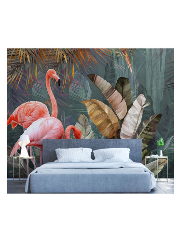 Фототапет Тропическо фламинго