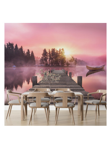 Фототапет - Розов пейзаж