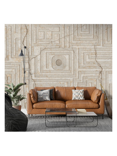 Фототапет - Бежов лабиринт