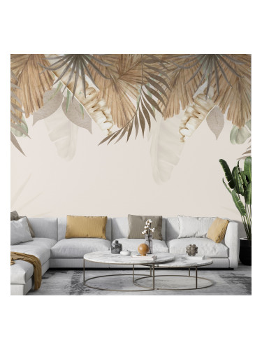 Фототапет - Brown leaves