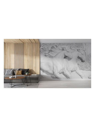 Фототапет с коне - Гипсова магия