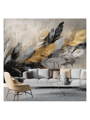 Фототапет маслени пера 