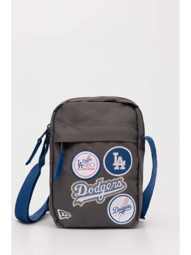 Чанта през рамо New Era MLB LOS ANGELES DODGERS в сиво 60358206