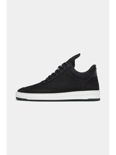 Велурени маратонки Filling Pieces Low Top Base в черно 10120591861