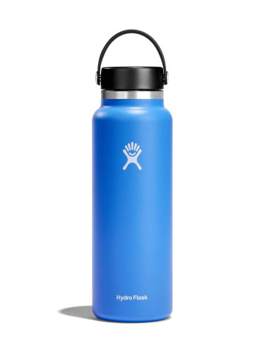 Термобутилка Hydro Flask 40 Oz Wide Flex Cap Cascade в синьо W40BTS482