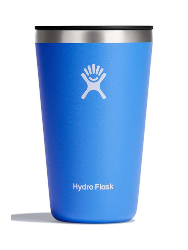Термочаша Hydro Flask 16 Oz All Around Tumbler Press-In Lid Cascade в синьо T16CPB482