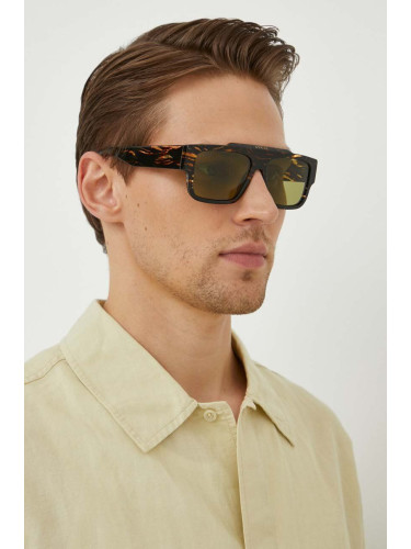 Слънчеви очила Gucci в зелено GG1460S