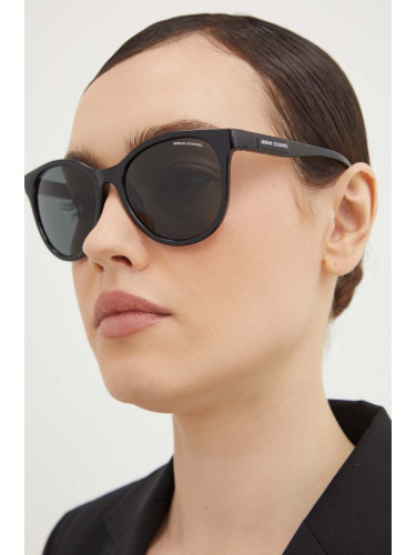 Слънчеви очила Armani Exchange в черно 0AX4144SU