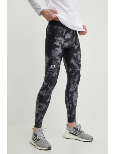 Клин за трениране Under Armour HeatGear Iso-Chill Printed в черно с десен