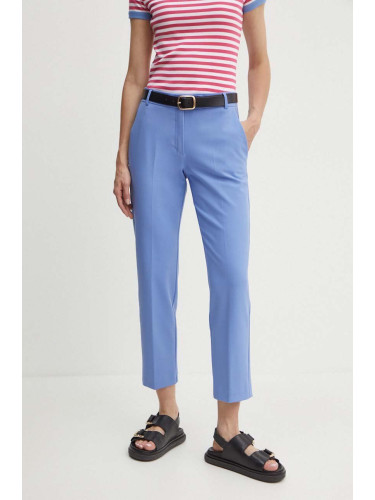 Панталон MAX&Co. в синьо с кройка тип цигара, с висока талия 2416131082200