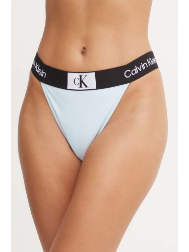 Долнище на бански Calvin Klein в синьо KW0KW02259