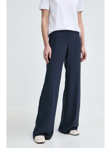 Панталон MAX&Co. в тъмносиньо със стандартна кройка, с висока талия 2418131034200