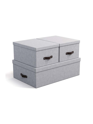 Комплект кутии за съхранение Bigso Box of Sweden Inge (3 броя)