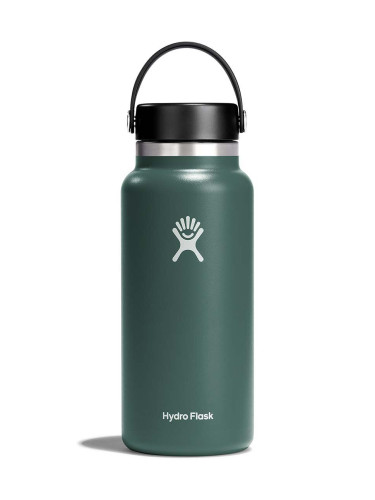 Термобутилка Hydro Flask 32 Oz Wide Flex Cap Fir в сиво W32BTS332