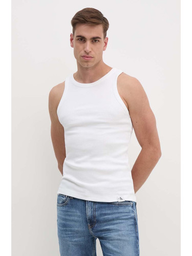 Тениска Calvin Klein Jeans в бяло J30J325302