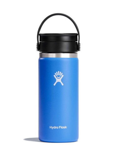 Термобутилка Hydro Flask 16 Oz Wide Flex Sip Lid Cascade в синьо W16BCX482