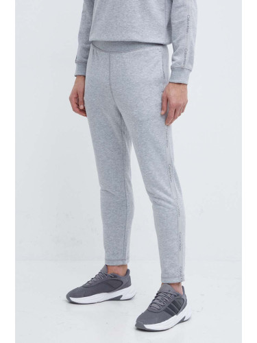Панталон за трениране Calvin Klein Performance в сиво с принт