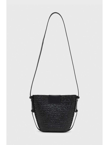 Чанта AllSaints EBRO STRAW CROSSBODY в черно WB580Y