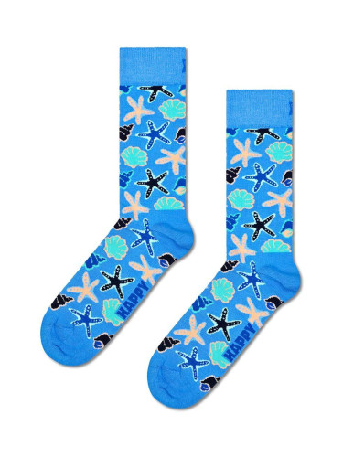Чорапи Happy Socks Seashells Sock в синьо