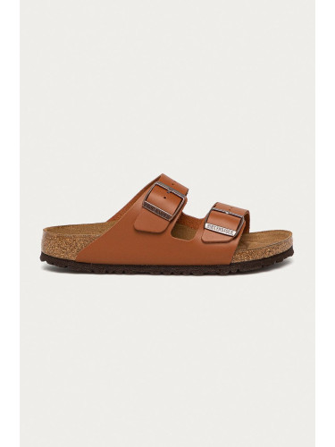 Кожени чехли Birkenstock Arizona в кафяво 1019075