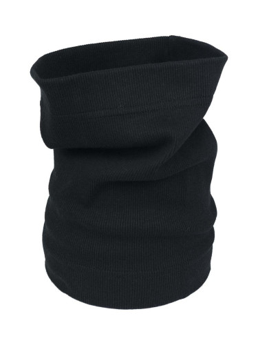 Детски кръгъл шал Jamiks POLDI в черно с изчистен дизайн