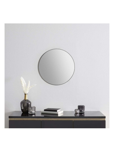 ЕЗРА ЧЕРНО ОГЛЕДАЛО ЗА БАНЯ Ф50 СМ
