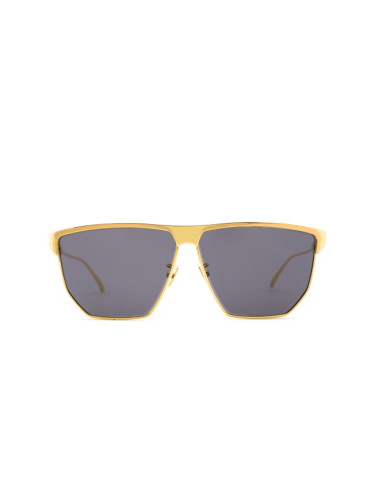 Bottega Veneta Bv1069S 001 62 - правоъгълна слънчеви очила, unisex, златни