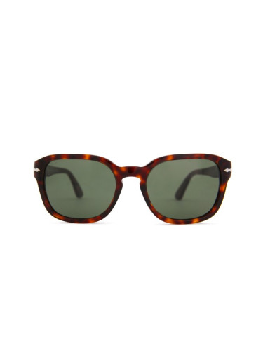 Persol Po3305S 24/31 54 - правоъгълна слънчеви очила, unisex, кафяви